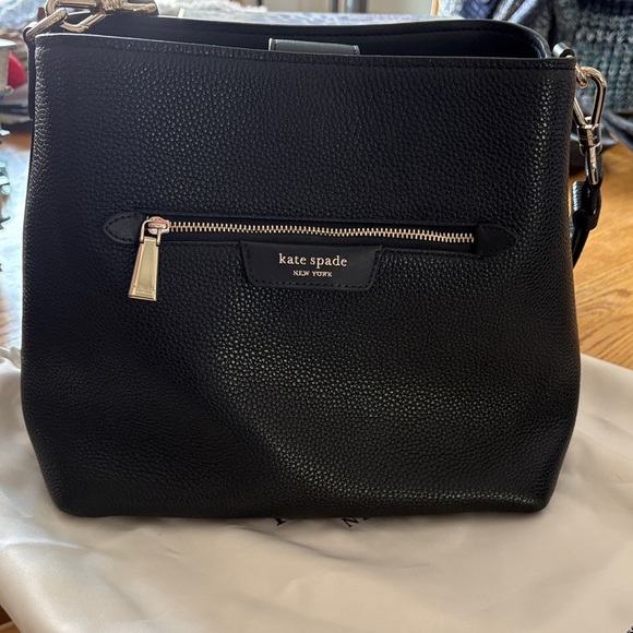 kate spade Handbags - Kate Spade Black Textured Shoulder Bag